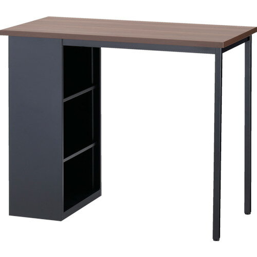 トラスコ中山 【個人宅不可】 TRUSCO 収納付きハイテーブル W1200×D600×H1000 UHT1260BC-EWN [1-246-1014]