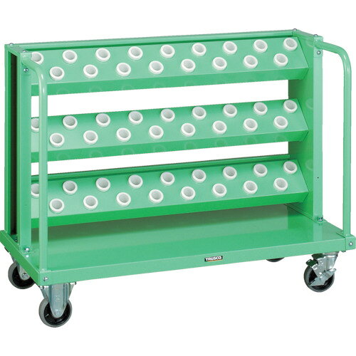 トラスコ中山 【個人宅不可】 TRUSCO ツーリングワゴン BT・NT30兼用 51個収納 ヤンググリーン色 VTLW-..