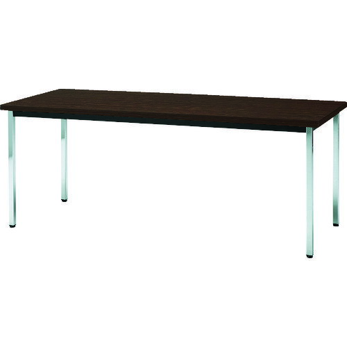 トラスコ中山 【個人宅不可】 TRUSCO 会議用テーブル 1800X750XH700 角脚 下棚無し ローズ TD1875-RO [1-208-2238]