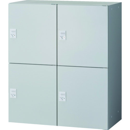 トラスコ中山 【個人宅不可】 TRUSCO ユニット型壁面書庫 パーソナル2列2段 ダイヤル錠タイプ H1050 W色 ULW-11-D [1-160-6460]