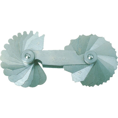 トラスコ中山 TRUSCO ラジアスゲージ 測定範囲0.1〜1.0 20枚組 178MAA [1-229-5393]