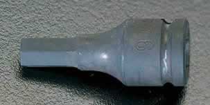 エスコ ESCO 【個人宅不可】 3/8”DRx 6mm ［INHEX］インパクトビットソケット EA164CG-6 [2-0028555]