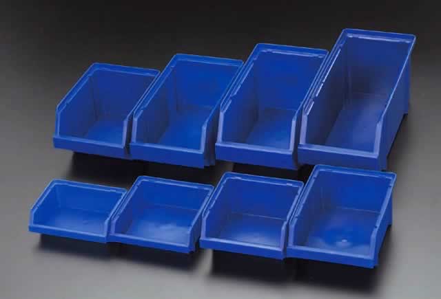 エスコ ESCO 【個人宅不可】 125x300x126mm パーツトレー（重ね置型/青） EA661CA-17 [2-0560826](4)
