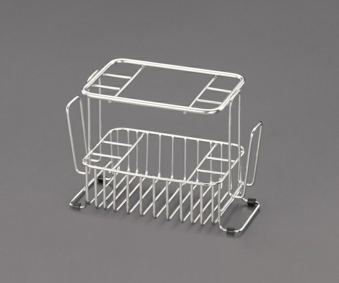 エスコ ESCO 【個人宅不可】 141x 72mm 歯ブラシスタンド（ステンレス製） EA638LF-94 [2-1063149]