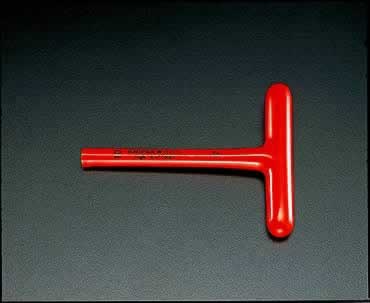 エスコ ESCO 【個人宅不可】 17x200mm 絶縁T型ソケットレンチ EA612B-17 [2-0044999]