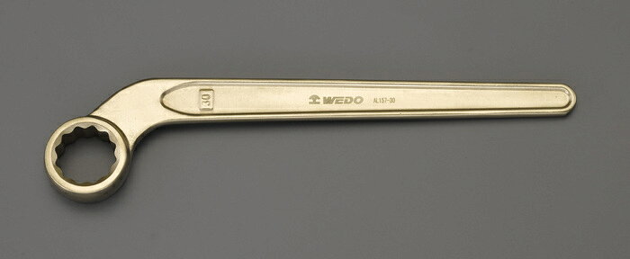 エスコ ESCO 【個人宅不可】 17mm 片口メガネレンチ（ベント・ノンスパーキング） EA643BF-17 [2-1160015]