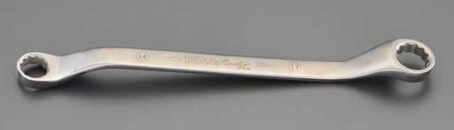 エスコ ESCO 【個人宅不可】 22x24mm 両口メガネレンチ（チタン合金製） EA616TA-22 [2-5048728]