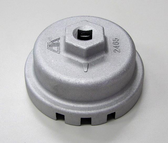 エスコ ESCO 【個人宅不可】 3/8”DR/64mm オイルフィルターレンチ EA604AK-21 [2-5800777]