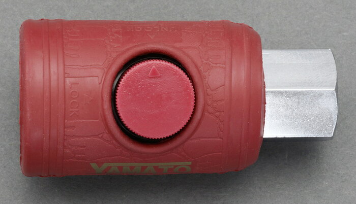 エスコ ESCO 【個人宅不可】 1/4” エアーカップリングソケット（ボタン式） EA140TC-2 [2-1140239]