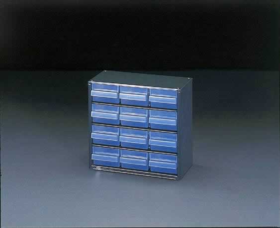 エスコ ESCO 【個人宅不可】 307x150x285mm/3列 4段 パーツキャビネット EA661BC-2 [2-0063624]