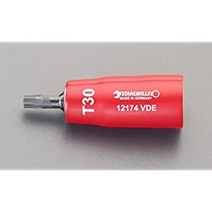 エスコ ESCO 【個人宅不可】 3/8”DRxT20 ［TORX］ 絶縁ビットソケット EA640RT-20 [2-1360996]