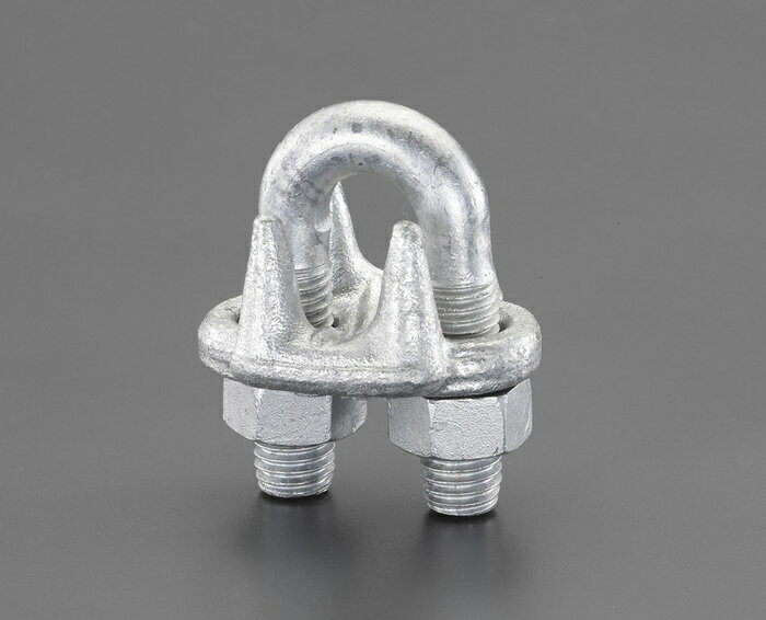 エスコ ESCO 【個人宅不可】 45mm ワイヤークリップ（スチール製） EA638CM-145  ...