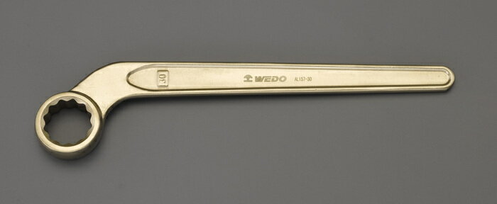 エスコ ESCO 【個人宅不可】 60mm 片口メガネレンチ（ベント・ノンスパーキング） EA643BF-60 [2-1163016]