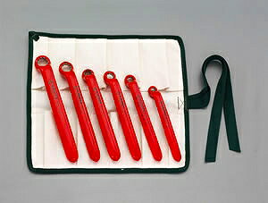 エスコ ESCO 【個人宅不可】 6本組 片口めがねレンチ（絶縁） EA640LB [2-5762327]