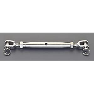 エスコ ESCO 【個人宅不可】 M10 ターンバックル（フォーク＆フォーク/ステンレス製） EA638SF-53 [2-1..