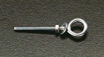 エスコ ESCO M10x 80mm ロングアイボルト（ステンレス製） EA638MD-10 [2-0846029]