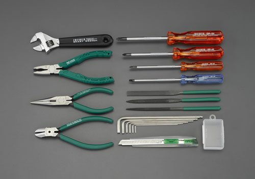 エスコ ESCO 【個人宅不可】 ［19個組］ 工具セット EA612SE-2 [2-5273038]