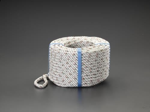 エスコ ESCO 【個人宅不可】 12mmx 30m ナイロンロープ（両側アイ加工） EA628MC-121A [2-5501018]