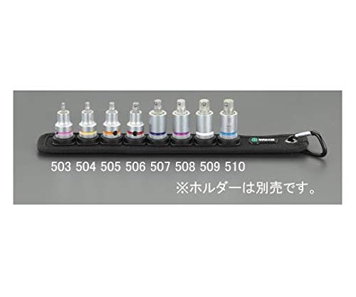 エスコ ESCO 【個人宅不可】 3/8”DRx 3mm ［Hex-Plus］ビットソケット（ホールド付） EA617AK-503 [2-1184486]