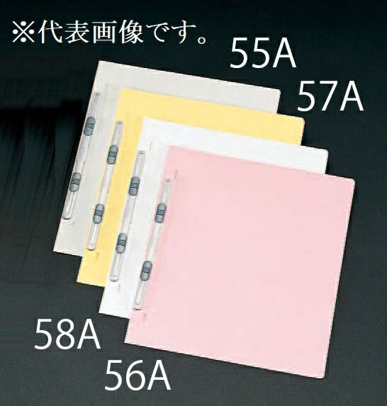 エスコ ESCO 【個人宅不可】A4 フラットファイル（緑/10冊） EA762CD-59A [2-0139831]