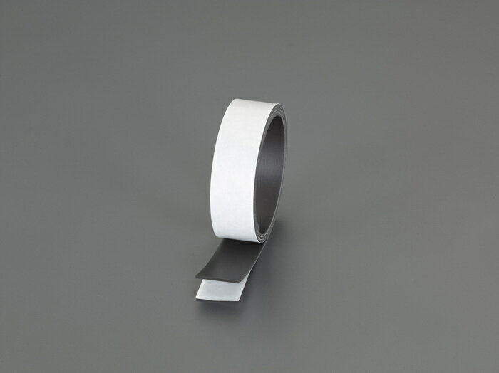 エスコ ESCO 【個人宅不可】 25x1.5mm/ 1m 粘着付マグネットシート EA781BW-201 [2-1195550]