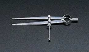 エスコ ESCO 【個人宅不可】 150mm ディバイダー EA725KB-150 [2-0528529]