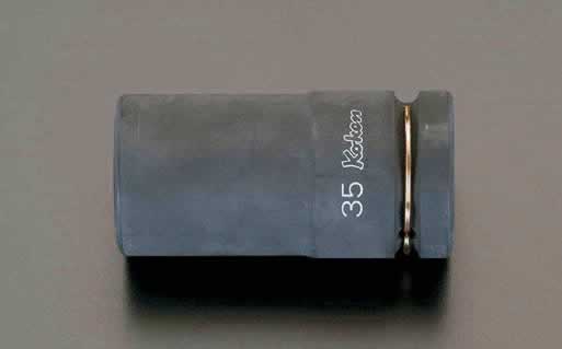 エスコ ESCO 【個人宅不可】 1”DRx33mm 薄肉インパクトディープソケット EA164FC-33 [2-0552043]