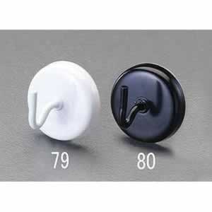 エスコ ESCO 【個人宅不可】 37mm/1.0kg フック（マグネット付/黒） EA762FG-80 [2-5630619]