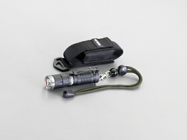 エスコ ESCO 【個人宅不可】 ［CR123Ax1本］フラッシュライト/LED（防水・黒 EA758RM-84 [2-5885255]