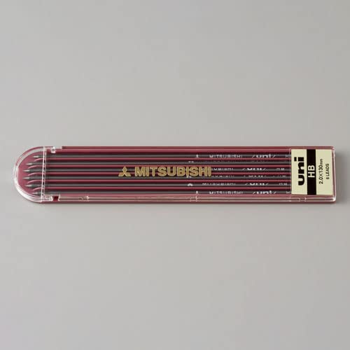 エスコ ESCO 【個人宅不可】 2.0mm［3B］シャープペンシル替芯（6本） EA765MF-106 [2-1739730]