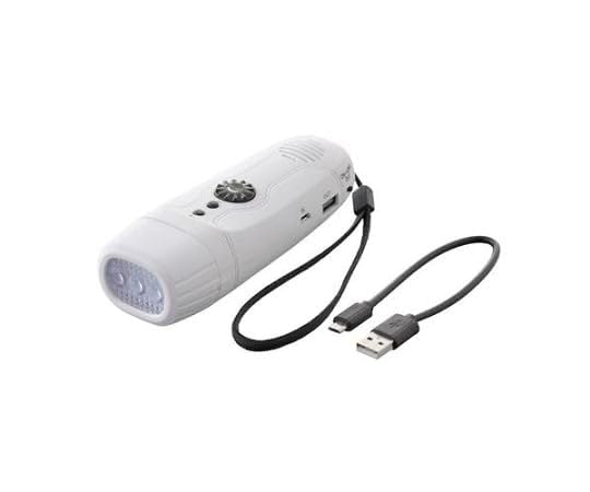 エスコ ESCO 【個人宅不可】 非常用ライト/LED（手廻し発電/ラジオ付） EA758-52 [2-0043787]