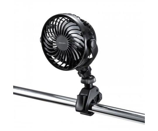 エスコ ESCO 【個人宅不可】 ［充電式］ 小型扇風機（クランプ式） EA763FC-42 [2-1948088]