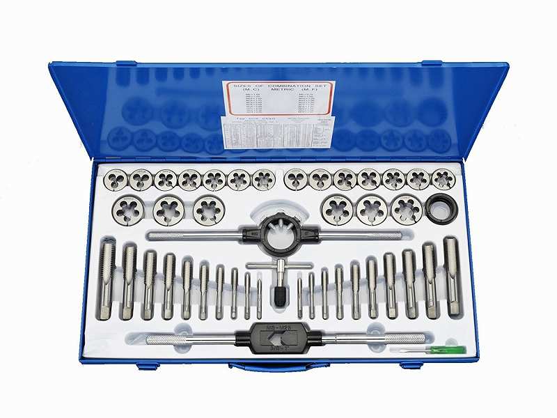 ☆☆ エスコ ESCO M 6-M24 タップダイスセット（並目/細目） EA829VX-2 [2-0525344]