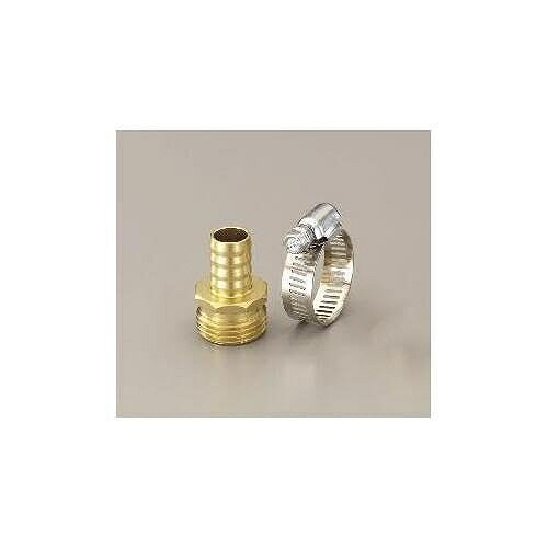 エスコ ESCO 【個人宅不可】 3/4”NHx18mm 雄ねじステム（ホースバンド付） EA124GC-52 [2-0939950]