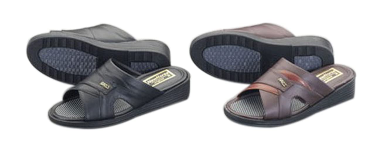 エスコ ESCO 【個人宅不可】 ［LL］ サンダル（チョコ） EA910SV-37 [2-0937864]