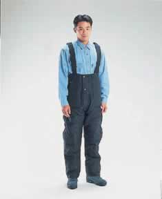 エスコ ESCO 【個人宅不可】 ［2XL］ 防寒オーバーオール（Navy） EA915GC-15 [2-0761704]