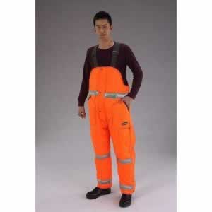 エスコ ESCO 【個人宅不可】 ［2XL］ 防寒オーバーオール（注意色 オレンジ） EA915GC-45 [2-5730517]