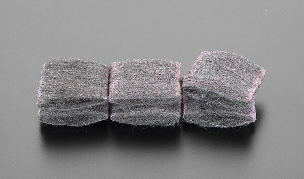 エスコ ESCO 【個人宅不可】 60x 55mm スチールたわし（6個） EA928AG-40 [2-0452589]