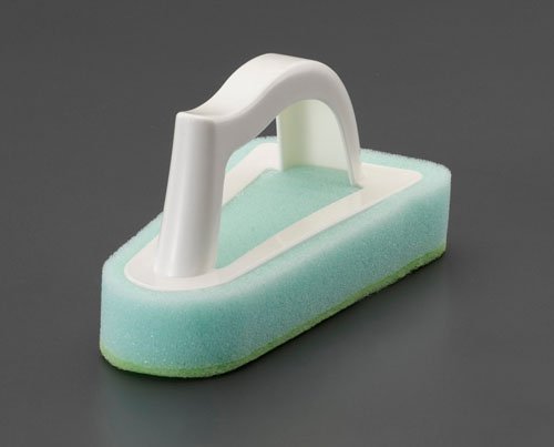 エスコ ESCO 【個人宅不可】 80x150x80mm スポンジたわし（ハンドル付） EA928AG-180 [2-5257564]