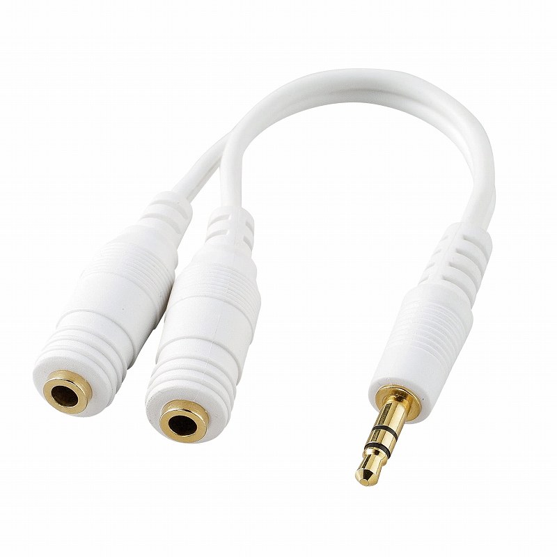 エスコ ESCO 【個人宅不可】 77m オーディオ分配コード（2分配） EA940PP-66 [2-1808641]