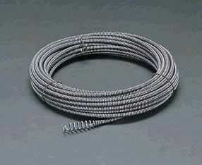 エスコ ESCO 8.0mmx15m ケーブル（プラグヘッド） EA340GH-27 [2-0682191]