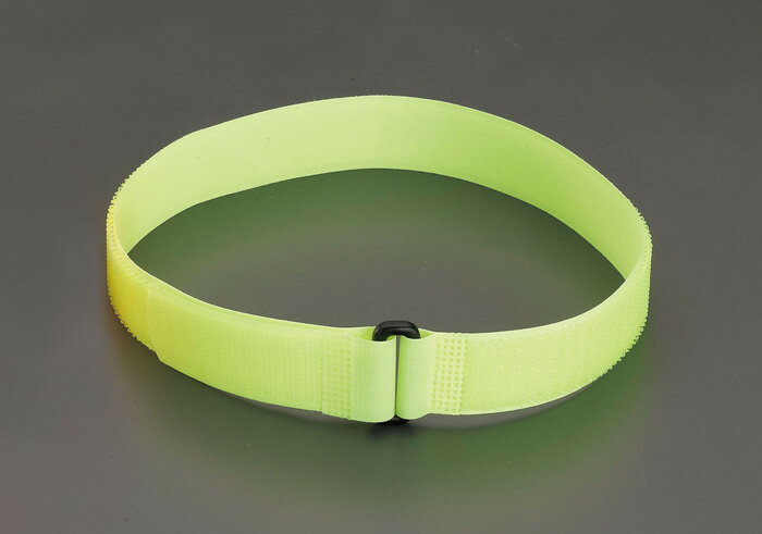 エスコ ESCO 【個人宅不可】 50x1800mm マジック認識バンド（蛍光イエロー） EA944M-145 [2-1068281]