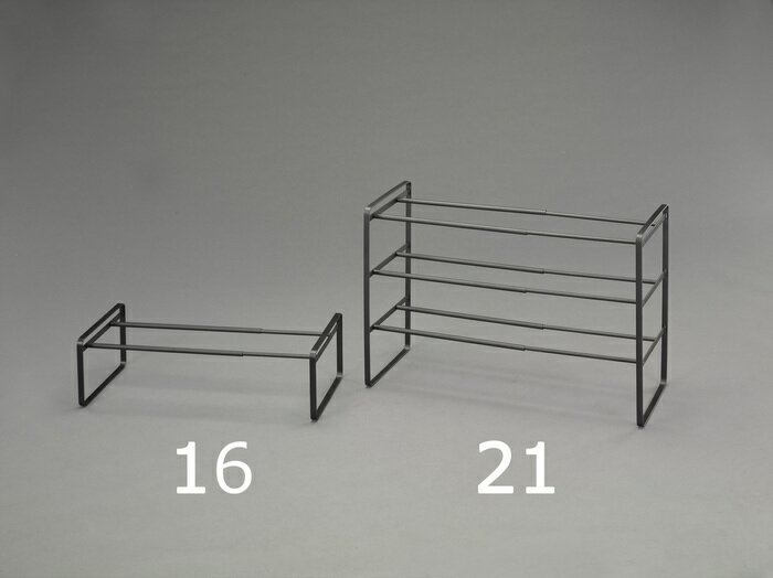 エスコ ESCO 【個人宅不可】 410-700x250x 75mm シューズラック EA954EK-16 [2-1065792]