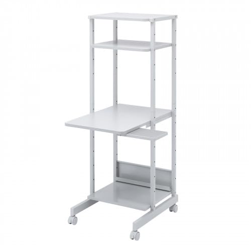 エスコ ESCO 【個人宅不可】 500x700x1400mm パソコンデスク EA954HC-411B [2-1932421]