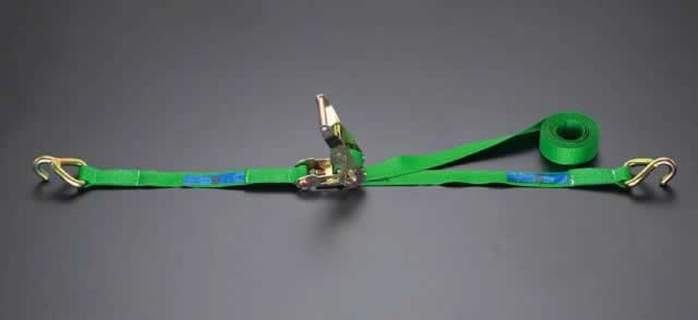 エスコ ESCO 【個人宅不可】 35mmx6.0m/ 660Kg ベルト荷締機（ラチェット式） EA982CB-6 [2-0398979]