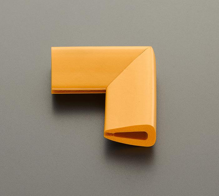 エスコ ESCO 【個人宅不可】 65x65x18mm コーナーガード（はさみ型/黄/2個） EA983FE-381 [2-1015254]