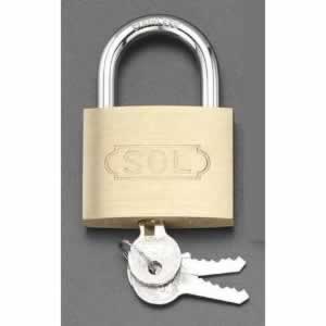 エスコ ESCO 【個人宅不可】 60mm シリンダー錠（ステンレス製ツル/同一キー） EA983TC-157 [2-5813258]