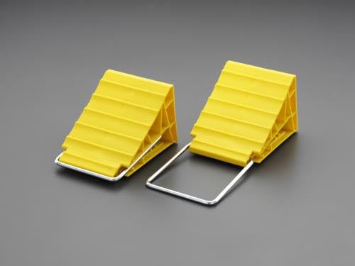 エスコ ESCO 【個人宅不可】 123x175x105mm タイヤストッパー（2個組） EA984VA-20 [2-0558533]