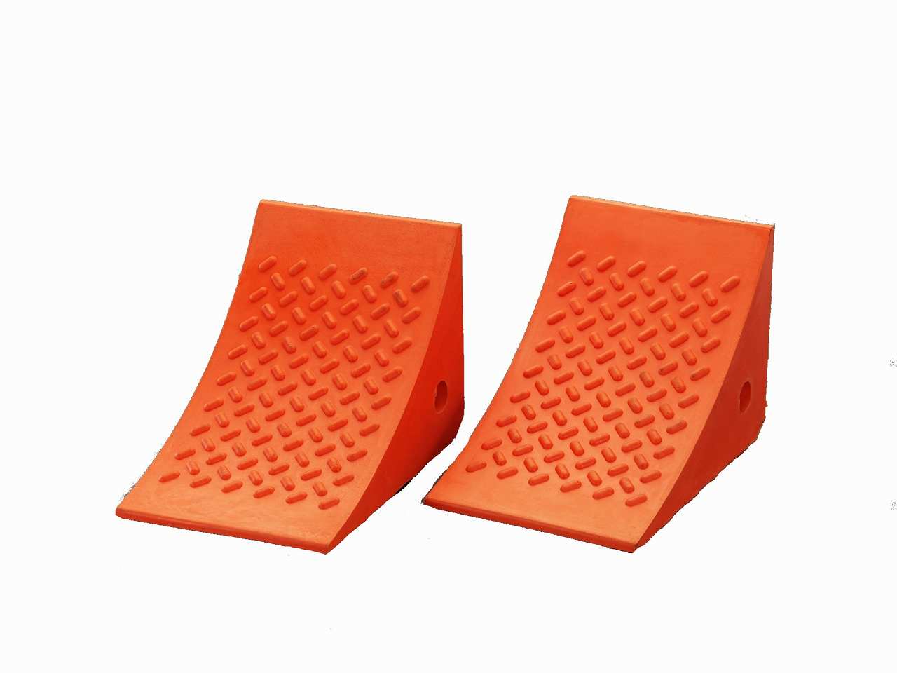 エスコ ESCO 【個人宅不可】 280x200x200mm ホイールチョーク（ウレタン製/2個組） EA984SF-5A [2-0872431]