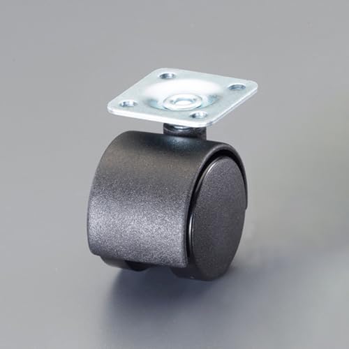 エスコ ESCO 【個人宅不可】 40mm キャスター（自在金具付・ブレーキ無） EA986PF-111 [2-1933732]